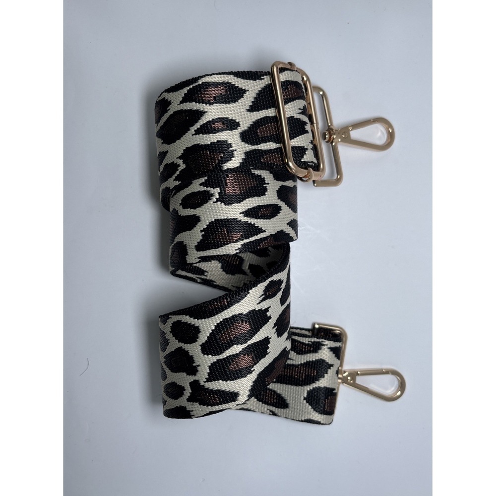 Brown/White Pair Adjustable Replacement Purse Cro… - image 3